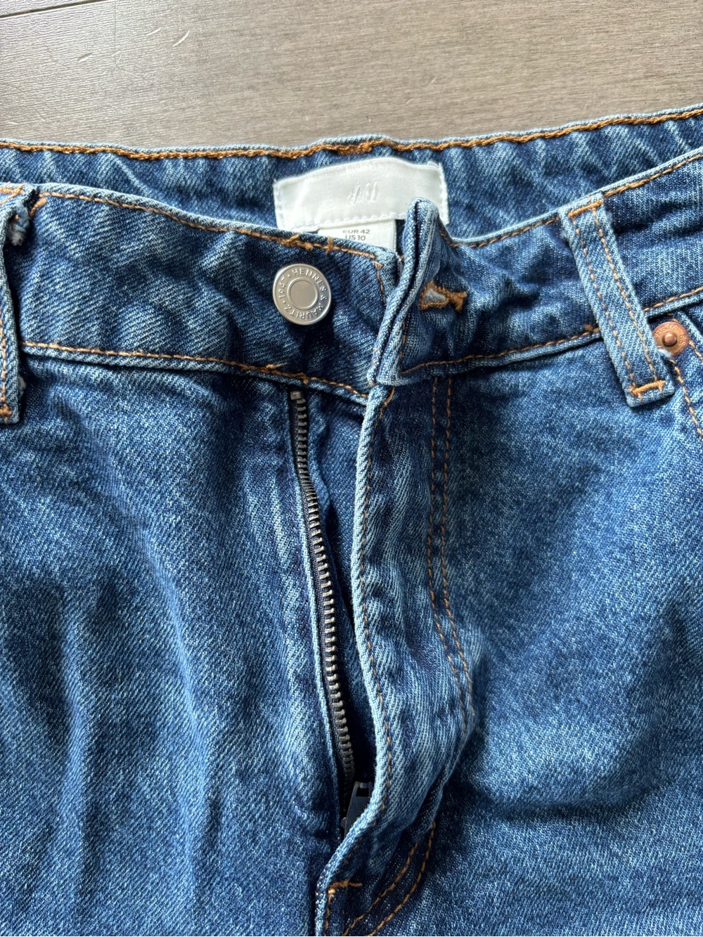 H&M Wide-Leg High-Rise Jeans in Blue Denim - Picture 6 of 14